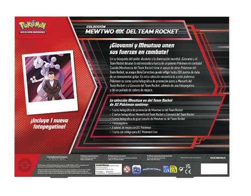 Colección Mewtwo ex del Team Rocket (Español) – Edición Especial 2025