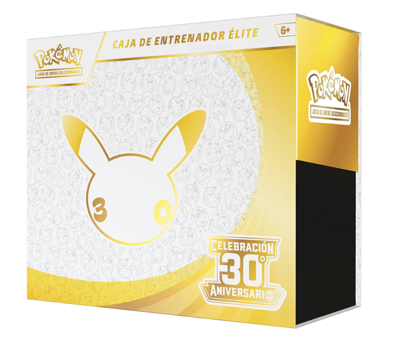 Caja de Entrenador Élite 30 Aniversario Pokémon - contenido completo