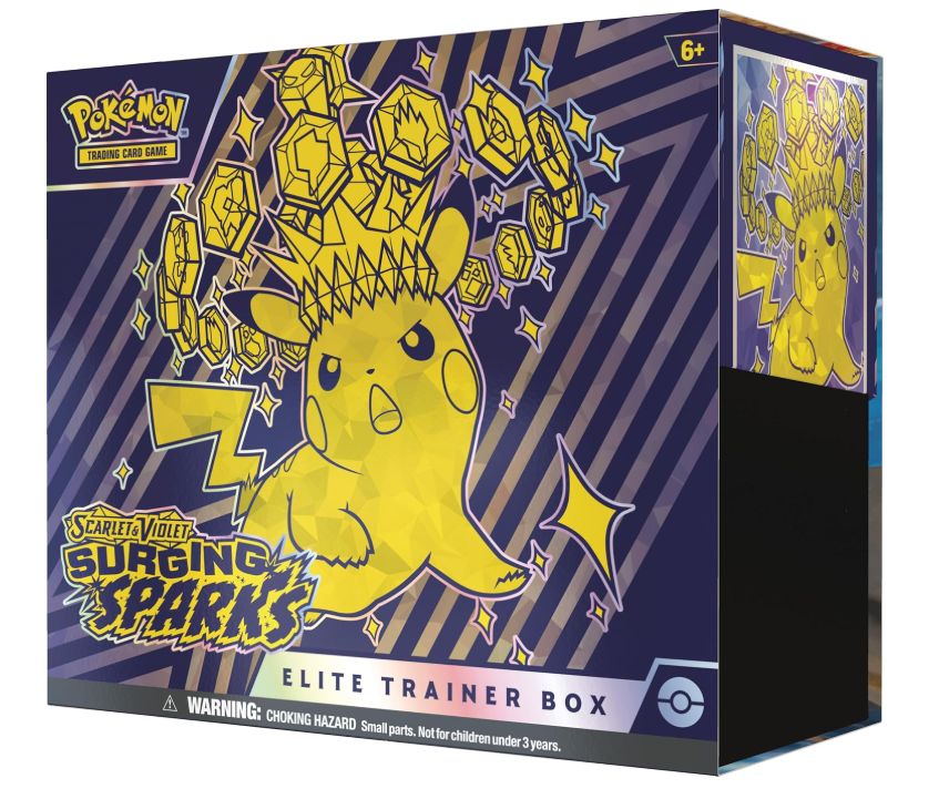 Pokémon TCG Surging Sparks Elite Trainer Box – Front