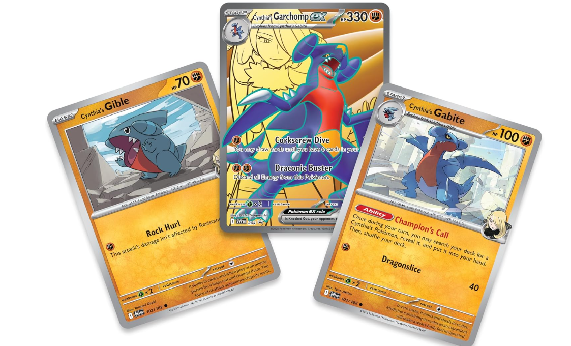 Caja Colección Premium EX Pokémon TCG: Garchomp de Cinthya ESP