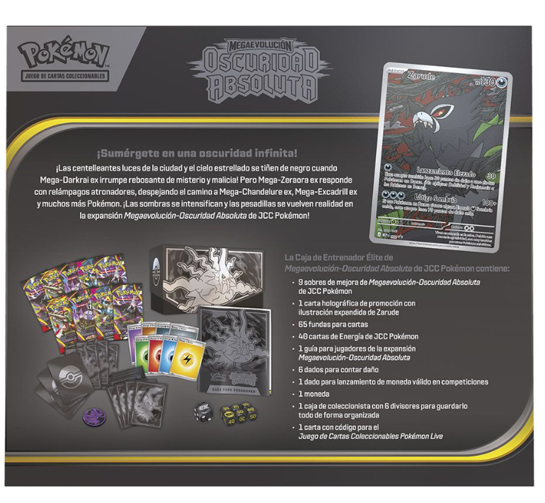 Caja de Entrenador Élite — Megaevolución Oscuridad Absoluta (Preventa)