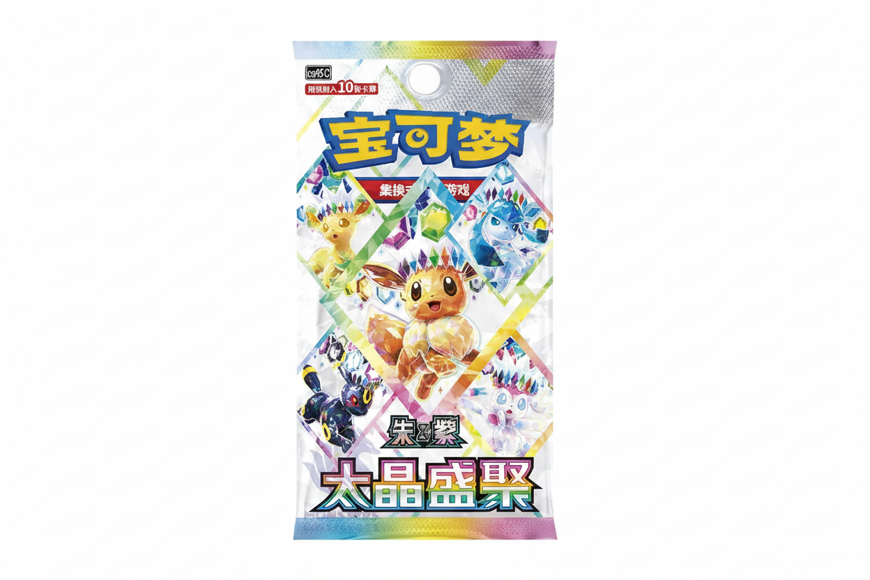 Pokémon TCG Terastal Gathering CSV9.5C Booster Pack fondo blanco