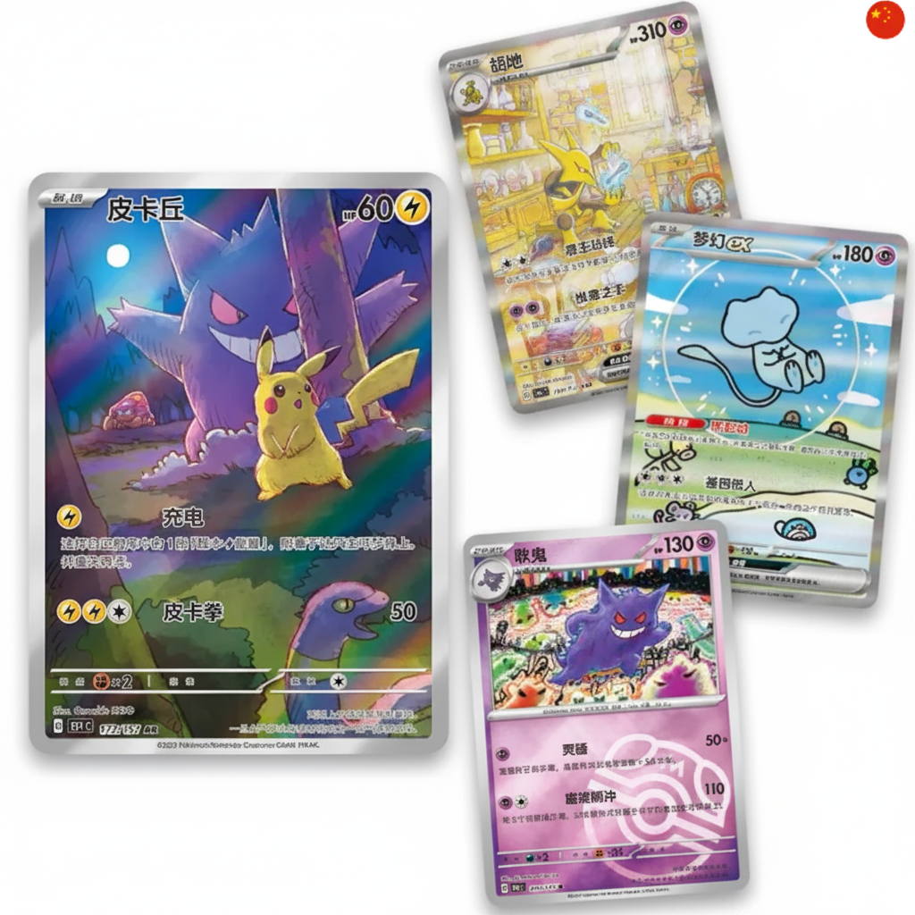 Collect 151 Surprise cartas raras fondo blanco
